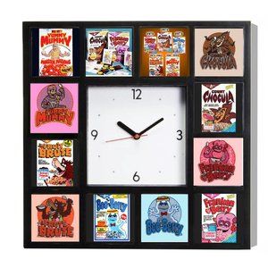 Monster Cereal Clock Boo Berry Count Chocula Frankenberry Fruit Brute Mummy LE